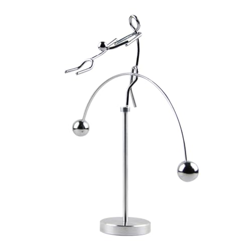 TOBBOMEY Balance Ball Desktop Ornament Kunstwerk Schwingendes Pärchen Design Schreibtischdekoration Wissenschaftliches für Büro und Zuhause TOBBOMEY Balance Ball Desktop Ornament Kunstwerk Schwingendes Pärchen Design Schreibtischdekoration Wissenschaftliches für Büro und Zuhause von TOBBOMEY