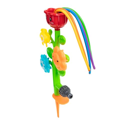 TOBBOMEY Cartoon Sprinkler Wasserspielzeug für Badewanne und Garten Bunter Blüten Design Wassersprinkler für Kleinkinder Sicherer Wasserspaß im Sommer Poolspielzeug für Junge Mädchen TOBBOMEY Cartoon Sprinkler Wasserspielzeug für Badewanne und Garten Bunter Blüten Design Wassersprinkler für Kleinkinder Sicherer Wasserspaß im Sommer Poolspielzeug für Junge Mädchen von TOBBOMEY