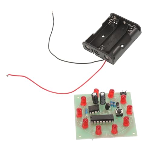 TOBBOMEY DIY LED Lucky Wheel Kit Hand Assembled Elektronisches Lernspielzeug mit Kleiner Glühbirne Wissenschaftliches Experiment für Erwachsene Elektronik Bausatz mit Batterie TOBBOMEY DIY LED Lucky Wheel Kit Hand Assembled Elektronisches Lernspielzeug mit Kleiner Glühbirne Wissenschaftliches Experiment für Erwachsene Elektronik Bausatz mit Batterie von TOBBOMEY