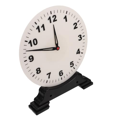 TOBBOMEY Desktop Kinder Kunststoff Uhr Praktische Uhr Spielzeug Kinder Uhr Spielzeug Kinder Lernen Uhr Kleinkinder Zeit Spielzeug Lernen Uhr Für Kinder von TOBBOMEY