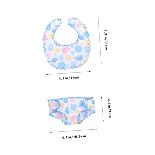 TOBBOMEY Doll Unterwäsche mit Verstellbarem Slip und Spucktuch für Puppen Elastisch Leicht Komfortabel Realistisches Puppenkleidungszubehör für Mädchen zum Anziehen und Rollenspiel TOBBOMEY Doll Unterwäsche mit Verstellbarem Slip und Spucktuch für Puppen Elastisch Leicht Komfortabel Realistisches Puppenkleidungszubehör für Mädchen zum Anziehen und Rollenspiel von TOBBOMEY