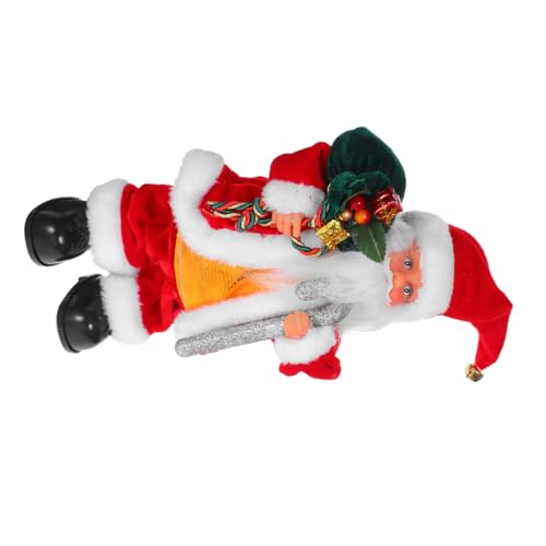 TOBBOMEY Elektrische Weihnachtsmannpuppe mit Musik Kleine Bewegliche Santa-Figur Festliche Sicherer Weihnachtsdekorationsspaß für Familien TOBBOMEY Elektrische Weihnachtsmannpuppe mit Musik Kleine Bewegliche Santa-Figur Festliche Sicherer Weihnachtsdekorationsspaß für Familien von TOBBOMEY