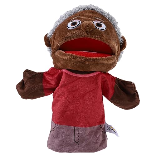 TOBBOMEY Familie Handpuppe interaktives bescherung Weihnachten Leichtgewichtige Handpuppe Rollenspielzeug Handpuppen zum Geschichtenerzählen realistische Figurenpuppe Plüsch von TOBBOMEY