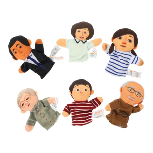 TOBBOMEY Fingerpuppen Familie Figuren Bunte Handpuppen Lernspielzeug für Interaktives Erzählspielzeug zur Frühförderung und Kreativen Familienzeit TOBBOMEY Fingerpuppen Familie Figuren Bunte Handpuppen Lernspielzeug für Interaktives Erzählspielzeug zur Frühförderung und Kreativen Familienzeit von TOBBOMEY