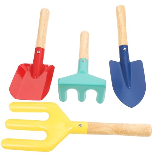 TOBBOMEY Gartenwerkzeug mit Rake Fork Schaufel und Trowel Robuste Handwerkzeuge für Junge Mädchen Kindgerechtes Gartenspielzeug zum Pflanzen und Bodenlockern Zufällige Zufällige Farbe TOBBOMEY Gartenwerkzeug mit Rake Fork Schaufel und Trowel Robuste Handwerkzeuge für Junge Mädchen Kindgerechtes Gartenspielzeug zum Pflanzen und Bodenlockern Zufällige Zufällige Farbe von TOBBOMEY