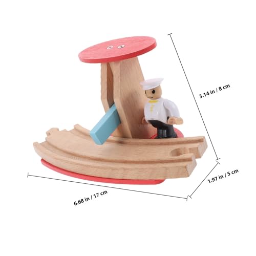 TOBBOMEY Holz Eisenbahn Zubehör Road Block für Dekorativer Holz Schienenabsperrer mit Kleinem Figuren Robustes Holzspielzeug für Eisenbahn Rennbahn Fördert Fantasie und Geschicklichkeit TOBBOMEY Holz Eisenbahn Zubehör Road Block für Dekorativer Holz Schienenabsperrer mit Kleinem Figuren Robustes Holzspielzeug für Eisenbahn Rennbahn Fördert Fantasie und Geschicklichkeit von TOBBOMEY