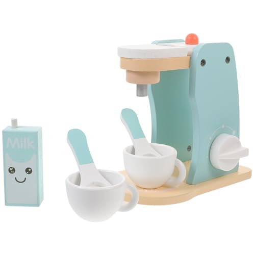 TOBBOMEY Holz Kaffeemaschine Spielset Stabile Pädagogisch Fördernd Fantasievolles Rollenspiel für Mädchen Jungen TOBBOMEY Holz Kaffeemaschine Spielset Stabile Pädagogisch Fördernd Fantasievolles Rollenspiel für Mädchen Jungen von TOBBOMEY