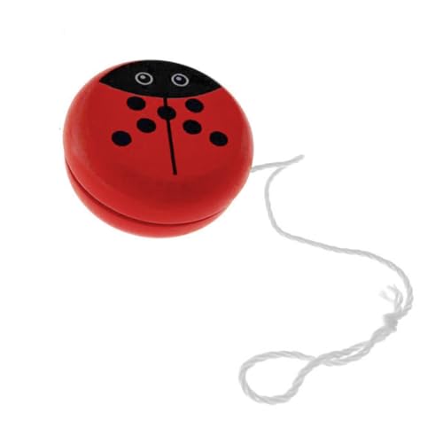 TOBBOMEY Holz Yoyo Ball mit Marienkäfer Motiv für Handliches Sicheres Hand Auge Koordination und Handgelenkstärke Pädagogisches Holzspielzeug für Jungen und Mädchen TOBBOMEY Holz Yoyo Ball mit Marienkäfer Motiv für Handliches Sicheres Hand Auge Koordination und Handgelenkstärke Pädagogisches Holzspielzeug für Jungen und Mädchen von TOBBOMEY