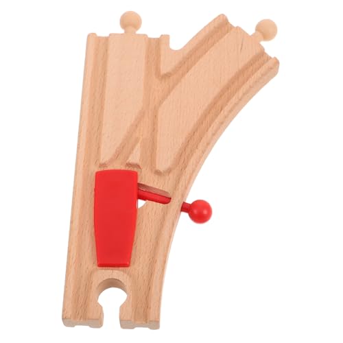 TOBBOMEY Holz Zugschienen Zubehör für Erweiterungsset mit Flexiblem Gleis Weiche und Brücke Robustes Holzspielzeug für Kreative Holzeisenbahn Kompatibel mit Holz Zugset TOBBOMEY Holz Zugschienen Zubehör für Erweiterungsset mit Flexiblem Gleis Weiche und Brücke Robustes Holzspielzeug für Kreative Holzeisenbahn Kompatibel mit Holz Zugset von TOBBOMEY
