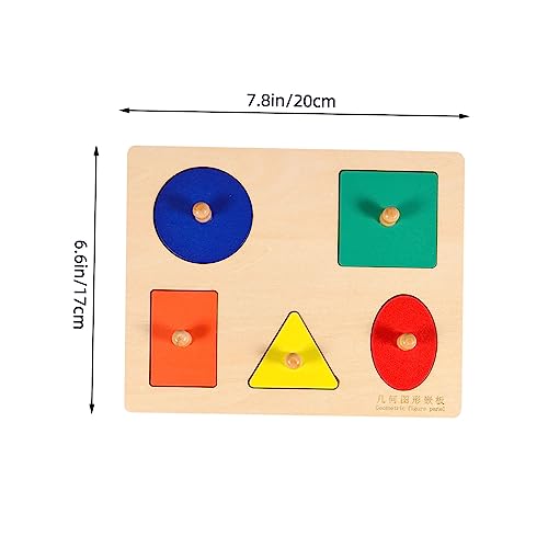 TOBBOMEY Holzform Puzzle für Kleinkinder Geometrisches Lernspielzeug mit Sicherer Glatter Oberfläche Fördert Feinmotorik Hand Auge koordination und Kognitive Entwicklung Geeignet als TOBBOMEY Holzform Puzzle für Kleinkinder Geometrisches Lernspielzeug mit Sicherer Glatter Oberfläche Fördert Feinmotorik Hand Auge koordination und Kognitive Entwicklung Geeignet als von TOBBOMEY
