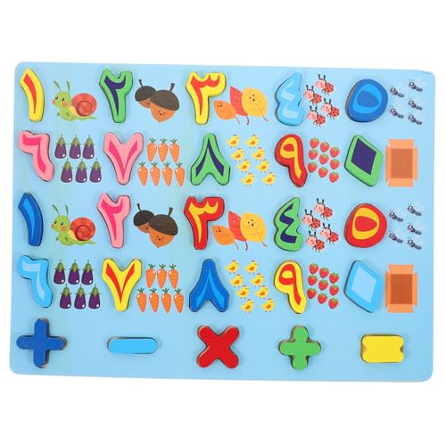 TOBBOMEY Puzzle Arabischen Zahlen Für Kleinkinder Holzpuzzle Für Kindergarten Form-Matching-Board Für Frühe Bildung Und Lernen TOBBOMEY Puzzle Arabischen Zahlen Für Kleinkinder Holzpuzzle Für Kindergarten Form-Matching-Board Für Frühe Bildung Und Lernen von TOBBOMEY