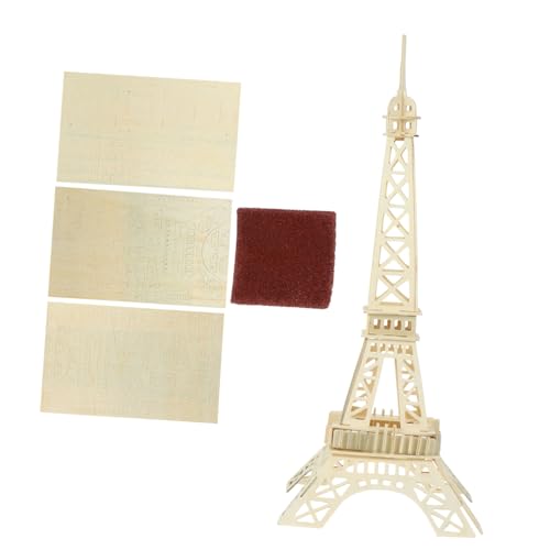 TOBBOMEY Holzpuzzle Eiffelturm für DIY Bastelspielzeug Lernspielzeug Geschicklichkeit und Umweltfreundliches Holzmaterial Kreatives Puzzle für Zuhause und Büro TOBBOMEY Holzpuzzle Eiffelturm für DIY Bastelspielzeug Lernspielzeug Geschicklichkeit und Umweltfreundliches Holzmaterial Kreatives Puzzle für Zuhause und Büro von TOBBOMEY