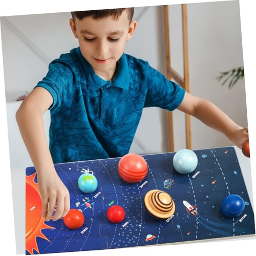 TOBBOMEY Holzpuzzle Sonnensystem für Ab Jahren Stabiles Lernspielzeug mit Planeten Glatte Oberfläche Pädagogisches Weltraum Modell Einfach Zusammenzubauen Sicheres für Jungen und Mädchen TOBBOMEY Holzpuzzle Sonnensystem für Ab Jahren Stabiles Lernspielzeug mit Planeten Glatte Oberfläche Pädagogisches Weltraum Modell Einfach Zusammenzubauen Sicheres für Jungen und Mädchen von TOBBOMEY