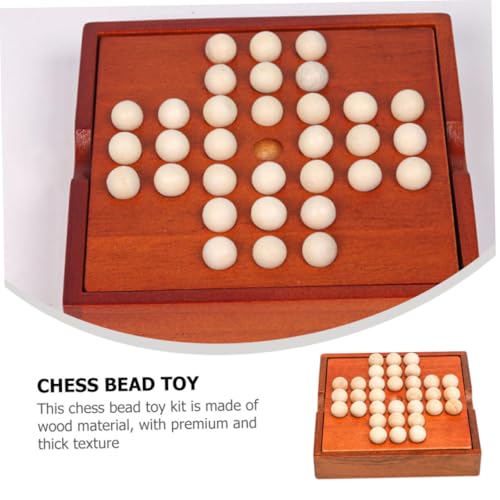 TOBBOMEY Holzspielbrett mit Perlen Lernspielzeug Logik Hand Auge koordination und Räumlicher Vorstellungskraft Pädagogisches Gesellschaftsspiel für Familien und Ab Jahren TOBBOMEY Holzspielbrett mit Perlen Lernspielzeug Logik Hand Auge koordination und Räumlicher Vorstellungskraft Pädagogisches Gesellschaftsspiel für Familien und Ab Jahren von TOBBOMEY