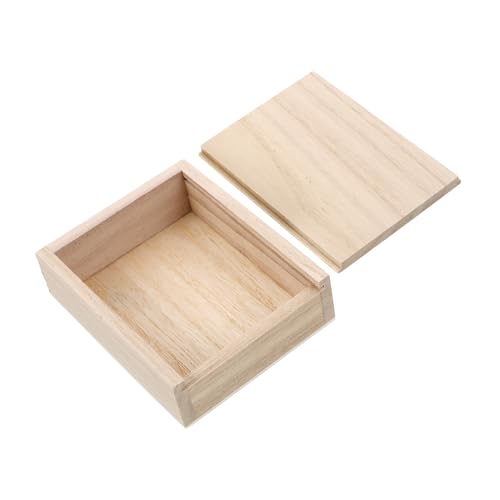 TOBBOMEY Kasten Pokerbox Spielkartenbox Poker Spielkarten aufbewahrung für Spielkarten schubladenbox Poker-Fall Poker-Aufbewahrungshalter Holz Khaki von TOBBOMEY