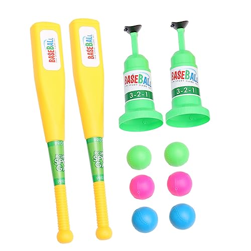 TOBBOMEY Kinder Baseball Kinder Spielset Baseball Spielzeug Kleinkinder Draußen Spielzeug Schaumstoff Baseballschläger Draußen Kinderspielzeug Kinder Outdoor Spielzeug von TOBBOMEY