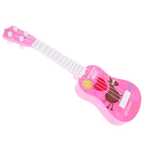 TOBBOMEY Kinder Gitarre Kinder frühes pädagogisches Spielzeug Jungenspielzeug Kind Gitarre Kinder Ukulele kinderinstrumente Musikspielzeug für Kinder Kinderspielzeug Plastik von TOBBOMEY