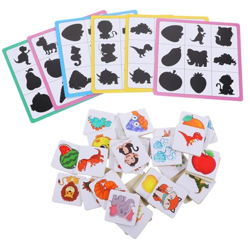 TOBBOMEY Lernspielzeug Holzpuzzle Pädagogisches Schatten Zuordnungsspiel für Vorschulkinder Robustes Montessori Puzzle Fördert Hand Auge Koordination und Kognitive Entwicklung Sicher mit TOBBOMEY Lernspielzeug Holzpuzzle Pädagogisches Schatten Zuordnungsspiel für Vorschulkinder Robustes Montessori Puzzle Fördert Hand Auge Koordination und Kognitive Entwicklung Sicher mit von TOBBOMEY