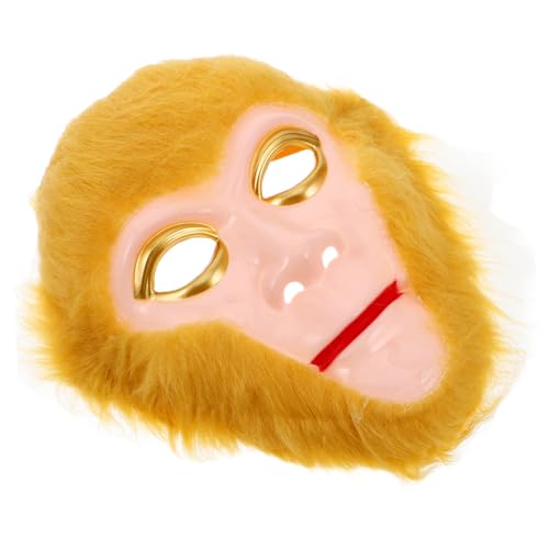 TOBBOMEY Affenmaske Kostüm Tier Gorillamaske Volltiermaske Für Erwachsene Jungen Und Mädchen Halloween Dress-up von TOBBOMEY