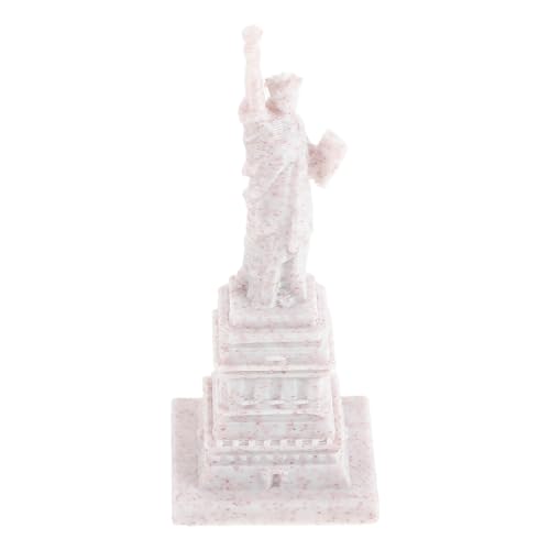 TOBBOMEY Mini-Freiheitsstatue Aus Kunstharz, Winziges Wahrzeichen Von New York City, Modell, Reise-Souvenir, Tischdekoration Für DIY-mikrolandschaftszubehör von TOBBOMEY