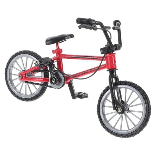 TOBBOMEY Mini-fingerfahrrad Für Puppenhaus, Realistisches Miniatur-fahrradmodell Für Puppenhaus-szenen, Mini-Fahrrad, Fotografie-Requisiten, Puppenhaus-miniaturen von TOBBOMEY
