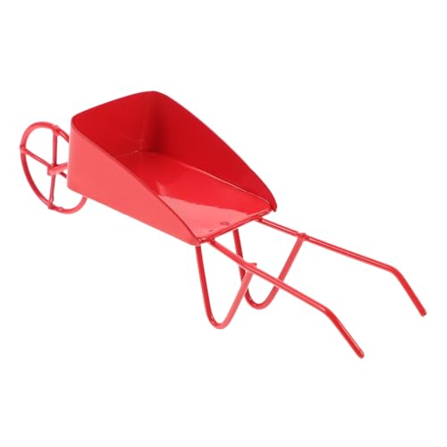 TOBBOMEY Miniatur Metall Schubkarre Vintage Puppenhaus Deko Mikro Garten Requisite Rostbeständig Robust für Landschaftsfotografie und Miniatur Szenerie TOBBOMEY Miniatur Metall Schubkarre Vintage Puppenhaus Deko Mikro Garten Requisite Rostbeständig Robust für Landschaftsfotografie und Miniatur Szenerie von TOBBOMEY