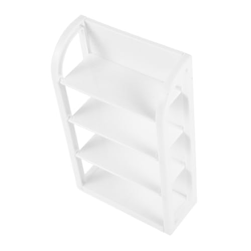 TOBBOMEY Miniatur Supermarkt Regal Modell Weiß Realistische Puppenhaus Möbel Detailgetreues Display Shelf für Lebensmittel Vielseitiges Regal für Spiel und Dekoration TOBBOMEY Miniatur Supermarkt Regal Modell Weiß Realistische Puppenhaus Möbel Detailgetreues Display Shelf für Lebensmittel Vielseitiges Regal für Spiel und Dekoration von TOBBOMEY