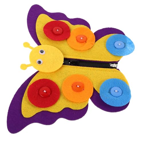 TOBBOMEY Montessori Knopf und Reißverschluss Lernspielzeug aus Filz Motorikförderndes DIY Bastelset für Kleinkinder Leichtes Geruchloses Montessori Beschäftigungsbrett für Vorschule und TOBBOMEY Montessori Knopf und Reißverschluss Lernspielzeug aus Filz Motorikförderndes DIY Bastelset für Kleinkinder Leichtes Geruchloses Montessori Beschäftigungsbrett für Vorschule und von TOBBOMEY