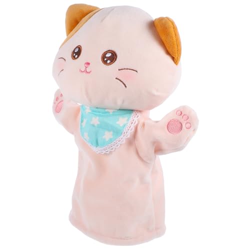 TOBBOMEY Mundöffnende Handpuppe Toys pummeluff Kuscheltier kinderspielsachen le suppleant Handpuppe für Cartoon-Tierpuppe tierische Plüsch-Handpuppe PP Baumwolle von TOBBOMEY