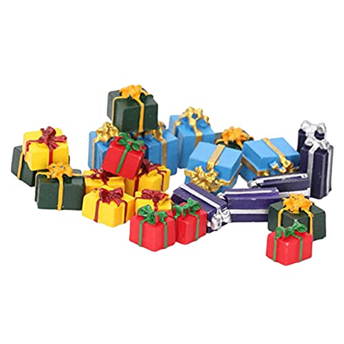 TOBBOMEY Packung Mit 25 Stück Kompakte Weihnachtsdeko dekorative weihnachtsdeko weihnachtliche Aquariendekoration Christmas Decorations Dekoration Weihnachten Mini- -Dekor Puppenzubehör von TOBBOMEY