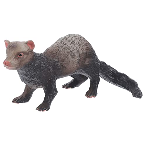 TOBBOMEY Realistische Frettchen Figur aus Kunststoff Detailgetreues Tiermodell Pädagogisches Lernspielzeug für Wildtier Dekor für Zimmer und Spielspaß TOBBOMEY Realistische Frettchen Figur aus Kunststoff Detailgetreues Tiermodell Pädagogisches Lernspielzeug für Wildtier Dekor für Zimmer und Spielspaß von TOBBOMEY