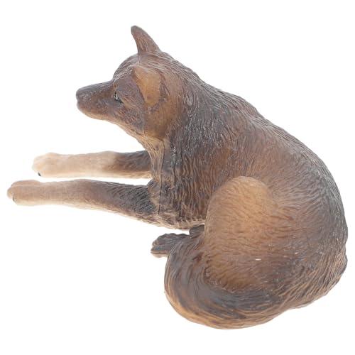 TOBBOMEY Realistische Kleine Wolf Figur aus Kunststoff Detailreiches Wildtier Modell für Dekoratives Tierornament für Zuhause Garten und Lernspielzeug TOBBOMEY Realistische Kleine Wolf Figur aus Kunststoff Detailreiches Wildtier Modell für Dekoratives Tierornament für Zuhause Garten und Lernspielzeug von TOBBOMEY