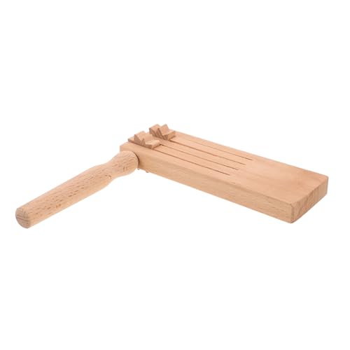 TOBBOMEY Resonanzboden Aus Holz Mit Ratsche Sportveranstaltungen Krachmacher Partygebläse Krachmacher Halloween Krachmacher Traditionelle Matraca Rassel Holz Krachmacher von TOBBOMEY