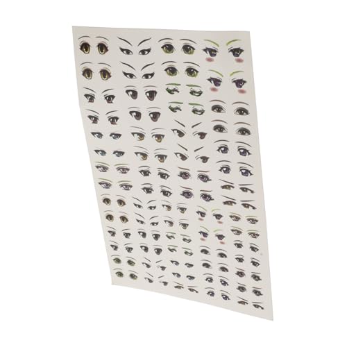 TOBBOMEY Selbstklebende Anime Augen Aufkleber Cartoon Augen Sticker für DIY Clay Figuren Bastelaugen Dekoration Langlebig und Praktisch TOBBOMEY Selbstklebende Anime Augen Aufkleber Cartoon Augen Sticker für DIY Clay Figuren Bastelaugen Dekoration Langlebig und Praktisch von TOBBOMEY