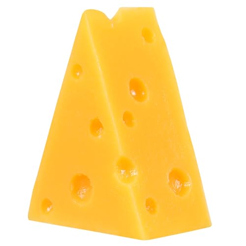 TOBBOMEY Simulierte Käse dreieck Kuchenattrappe Farbenfrohe Künstliche Käsefigur als Deko für Puppenhaus und Kinderspiel Realistisches Kuchenmodell für Geschenk und Festtagsdekoration TOBBOMEY Simulierte Käse dreieck Kuchenattrappe Farbenfrohe Künstliche Käsefigur als Deko für Puppenhaus und Kinderspiel Realistisches Kuchenmodell für Geschenk und Festtagsdekoration von TOBBOMEY