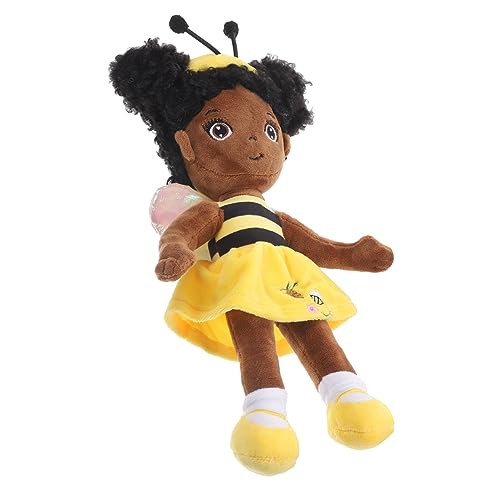 TOBBOMEY Sofa-Puppen- Puppen kinderpuppe Toy pucktuch Puppen Stoffpuppen für Mädchen Bettpuppenspielzeug Plüschpuppe Plüsch Mädchen PP Baumwolle Yellow von TOBBOMEY