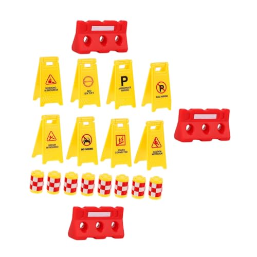TOBBOMEY Teiliges Lernspielzeug Verkehrszeichen Absperrungen Simulierte Straßenverkehrsschilder mit Gelben Schutzbarrieren und Roten Absperrungen Pädagogisches Kognition für Jungen und TOBBOMEY Teiliges Lernspielzeug Verkehrszeichen Absperrungen Simulierte Straßenverkehrsschilder mit Gelben Schutzbarrieren und Roten Absperrungen Pädagogisches Kognition für Jungen und von TOBBOMEY