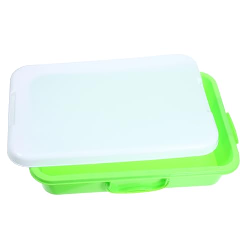 TOBBOMEY Tragbare Kunststoff-Sandbox mit Deckel und Griff Kleine Sandkiste für Vielseitige Aufbewahrungsbox für Robust und Leicht für Garten und Strand TOBBOMEY Tragbare Kunststoff-Sandbox mit Deckel und Griff Kleine Sandkiste für Vielseitige Aufbewahrungsbox für Robust und Leicht für Garten und Strand von TOBBOMEY