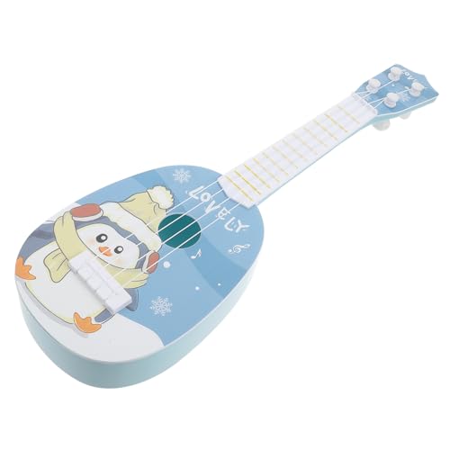 TOBBOMEY Ukulele Für Kinder Spielzeug Für Kleinkinder Gitarrenspielzeug Für Kinder Kinderukulele Kinder-Ukulele-Spielzeug Kleinkindspielzeug Für Jungen Mini-gitarrenspielzeug Plastik von TOBBOMEY