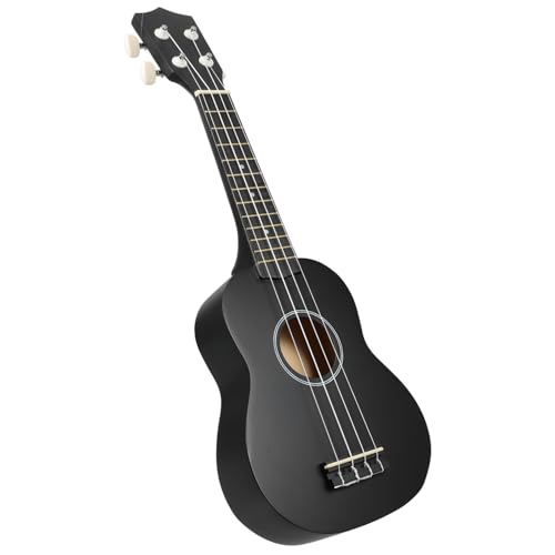 TOBBOMEY Ukulele Mini-Instrumente Musikinstrumente Gitarre Gitarre Mini-Gitarre Holz Black von TOBBOMEY