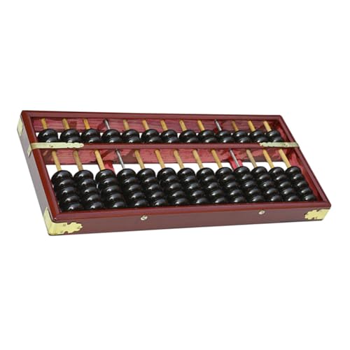 TOBBOMEY Vintage Holz Abakus Stäbe Perlen Rechenrahmen für Erwachsene Traditionelles Lernspielzeug Leicht und Tragbar für Schule Büro und Zuhause TOBBOMEY Vintage Holz Abakus Stäbe Perlen Rechenrahmen für Erwachsene Traditionelles Lernspielzeug Leicht und Tragbar für Schule Büro und Zuhause von TOBBOMEY
