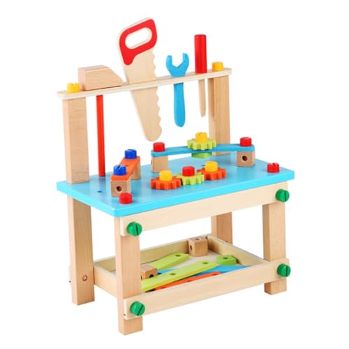 TOBBOMEY Werkzeugstuhl aus Holz Stabiles mit Schrauben und Muttern Fördert Kreativität und Logisches Denken Robustes Montessori Lernspielzeug für Jungen und Mädchen TOBBOMEY Werkzeugstuhl aus Holz Stabiles mit Schrauben und Muttern Fördert Kreativität und Logisches Denken Robustes Montessori Lernspielzeug für Jungen und Mädchen von TOBBOMEY