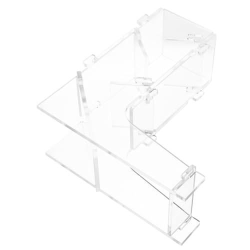 TOBBOMEY Würfelturm bunter Schlüsselanhänger Digitale Aufkleber Desktop-Schachbrett Kit Düse 3D-Düse Gaming zubehör Spielzubehör Reise-Würfelroller Würfelrollender Stiefel Acryl Transparent von TOBBOMEY