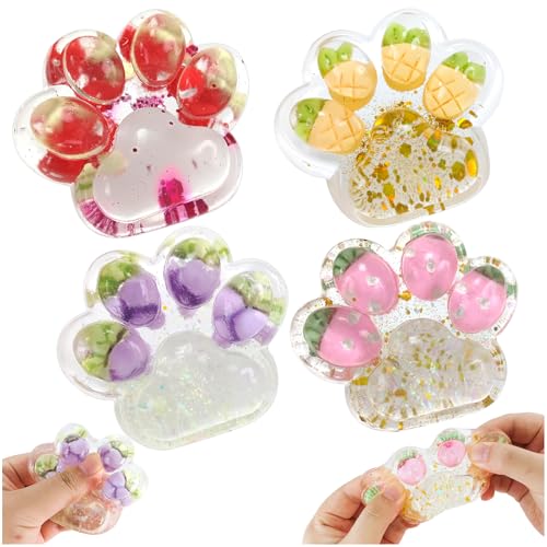4 Stück Katzenpfoten Squishy, Cat Paw Squeeze Squeeze Katze Pfote Squeeze für Stressabbau Süße Weiche Katzenpfoten Quetschspielzeuge für Stressabbau und Entspannung Kinder Erwachsene Stress 4 Stück Katzenpfoten Squishy, Cat Paw Squeeze Squeeze Katze Pfote Squeeze für Stressabbau Süße Weiche Katzenpfoten Quetschspielzeuge für Stressabbau und Entspannung Kinder Erwachsene Stress von TOGETDREAM