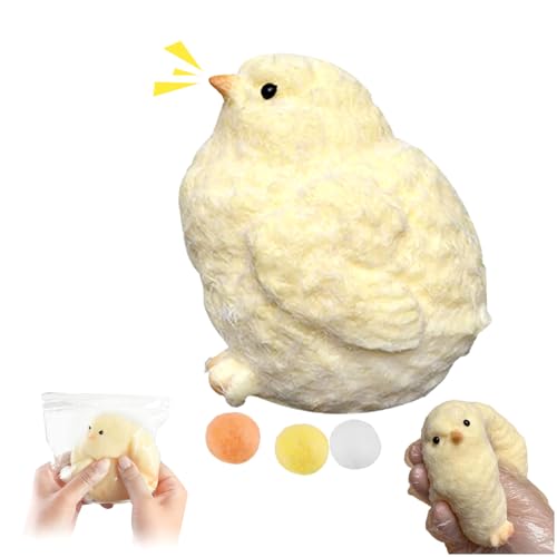 Küken Squishy Spielzeug, Squishy Chicken Squeeze Toy Squishy Huhn-Quetschspielzeug Lustiges Hühner Stressabbau Spielzeug Zum Stressabbau Entspannung Geeignet Kinder Erwachsene Küken Squishy Spielzeug, Squishy Chicken Squeeze Toy Squishy Huhn-Quetschspielzeug Lustiges Hühner Stressabbau Spielzeug Zum Stressabbau Entspannung Geeignet Kinder Erwachsene von TOGETDREAM