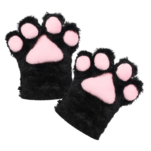 TOGEVAL 1 Paar Bärenklauen Handschuhe Tierpfoten Handschuhe Dekorative Katzenpfoten Handschuhe Dekorative Handschuhe Katzenklauen Handschuhe Für Cosplay Niedliche Katzenpfoten von TOGEVAL