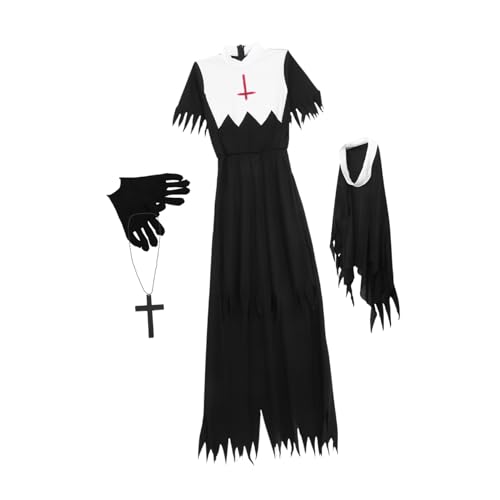 TOGEVAL 1 Set Halloween Kleider Gruseliges Halloween Outfit Kostüme Für Damen Requisiten Dekorative Kleidung Cosplay Kostüm Halloween Kleidung Halloween Kostüm Outfit Damen von TOGEVAL