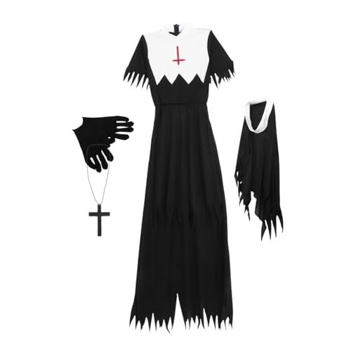 TOGEVAL 1 Set Halloween Kleider Halloween Kostüm Damen Halloween Kleidung Requisiten Outfit Dekorative Kleidung Halloween Dekor Kostüm Für Damen Cosplay Zubehör Halloween von TOGEVAL