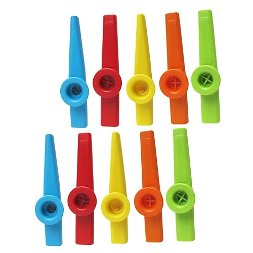 TOGEVAL 10St Kazoo Klavier Spielzeug Schlaginstrument Spielzeug Spielset musikinstrumente Musical Instruments Spielzeuge Ukulele-Partner Musikinstrument-Spielzeug für Kinder Plastik von TOGEVAL