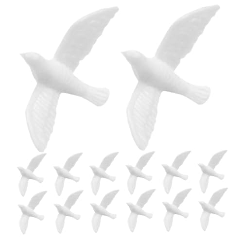 TOGEVAL 14 Stück Teiliges Miniatur Taubenfiguren Moderne Weiße Tauben Skulpturen aus Resin Kleine Vogelmodelle für Puppenhäuser Kuchen Deko Landschaften und Vielseitige Dekoration TOGEVAL 14 Stück Teiliges Miniatur Taubenfiguren Moderne Weiße Tauben Skulpturen aus Resin Kleine Vogelmodelle für Puppenhäuser Kuchen Deko Landschaften und Vielseitige Dekoration von TOGEVAL